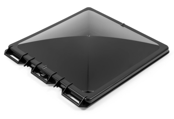 Camco Camper/RV Vent Cover | Features a Reinforced Center Bar & Crafted of Durable Polymer with Galvanized Hardware | Fits 14-Inch x 14-Inch RV Roof Vents (40173)