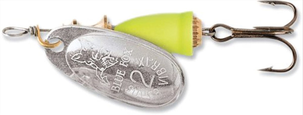 Blue Fox Classic Vibrax 03 Painted 1/4 (Silver/Fluor Yellow, Size- 3)
