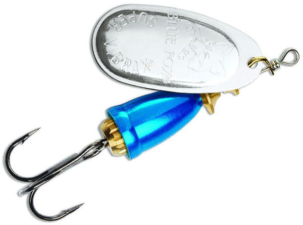 Rapala Classic Vibrax 00 Plated 7/64 (Silver/Chrome Blue, Size- 0)