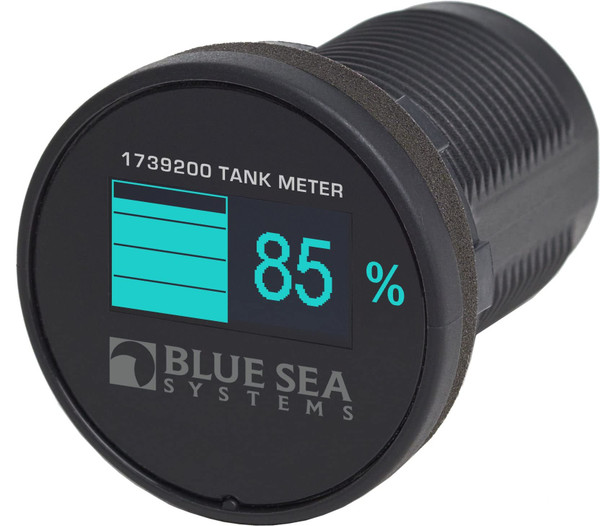 Blue Sea Systems 1739200 Mini OLED Tank Meter, Blue