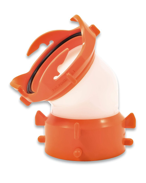 Camco 39842 RhinoFLEX 45 Degree Sewer Hose Swivel Fitting