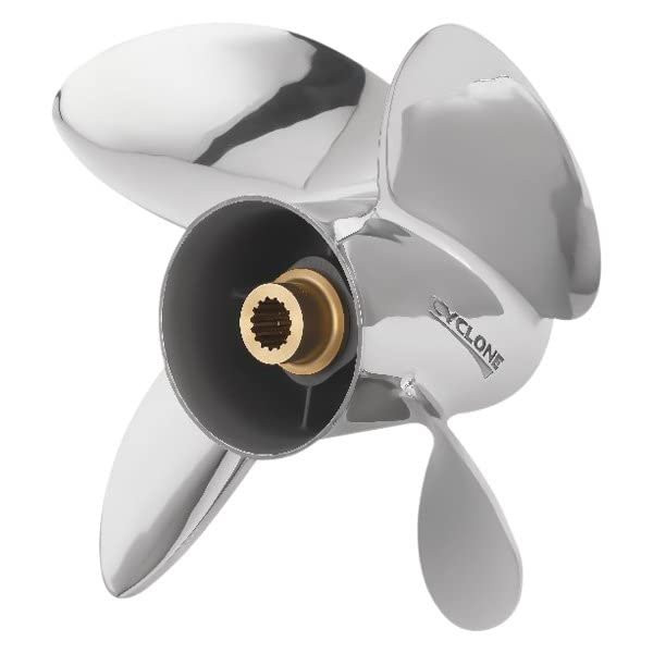 Johnson Evinrude E-Tec Cyclone TBX 4 Blade Prop Propeller 14“ x 21“ 0763946