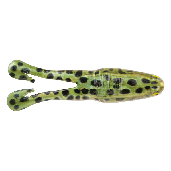 Berkley PowerBait Buzz'n Speed Toad Fishing Soft Bait, HD Natural Leopard, 4 2/5"