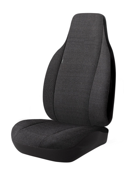 Fia TRS47-71 Black Custom Fit Front Seat Cover Bucket Seats - Saddle Blanket (Solid Black)