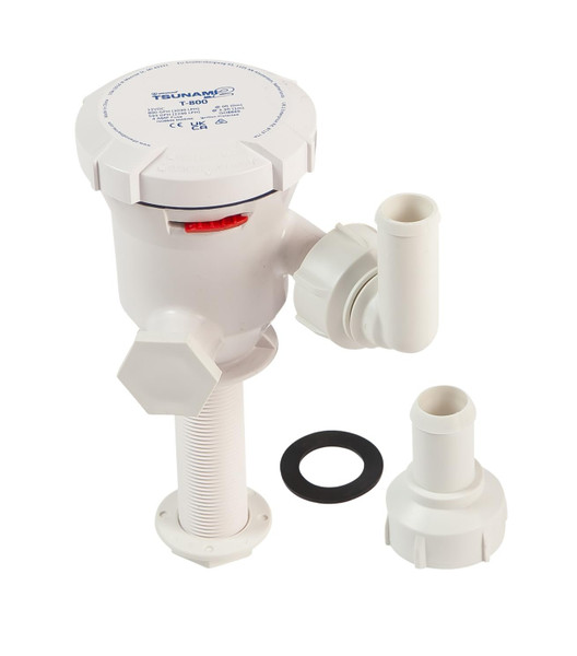 attwood 5650-4 Tsunami Mk2 800 GPH Aerator Pump, Straight 3-1/2"