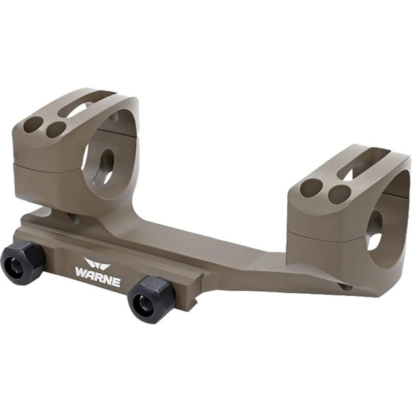 WARNE XSKEL30DE Gen 2, Extended Skeletonized 30mm MSR Mount, 6061 T6 Aluminum, Steel Threaded Inserts, Dark Earth