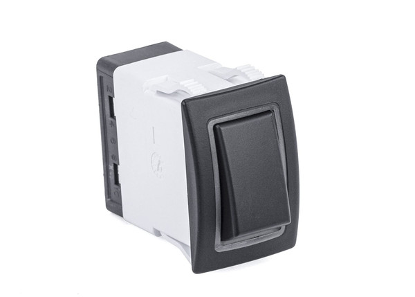 Sierra RK40610B, Rocker Switch, Halo SPST, Blue Halo