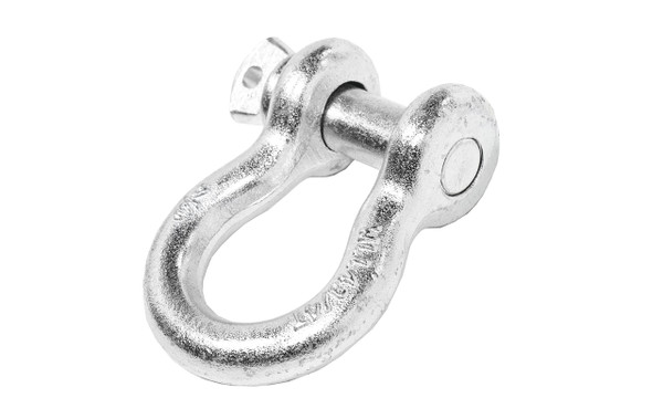 Overland Vehicle Systems Recovery Shackle 3/4" 4.75 Ton - Zinc Two Stage Powder Coat Finish - Universal Fitment - Used for Automotive Recovery and Towing