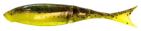 Z-Man RSHAD45-349PK4 Elaztech Razor Shadz Segmented Swimbait, 4 1/2"