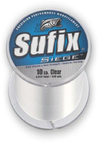 Sufix Siege 4 lb (Clear, Size- 330 YD Spool)