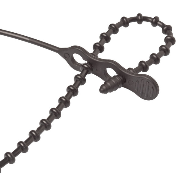ANCOR MARINE GRADE Products UVB, Beaded - 8", 15 Pack, Black