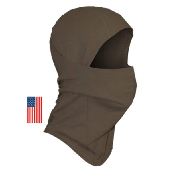 XGO 2 Piece Flame Retardant Balaclava, OD Green, Fits All 3FX54B9-079-1SZ