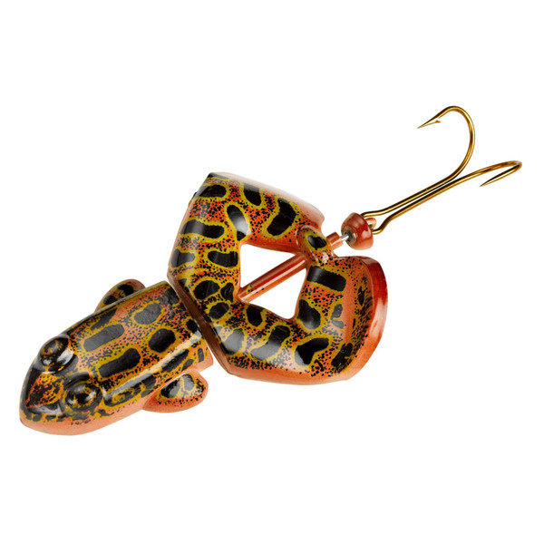Rebel Lures Buzz'N Frog Topwater Buzzbait Fishing Lure, 2 1/2 Inch, 1/2 Ounce, Southern Leopard Frog