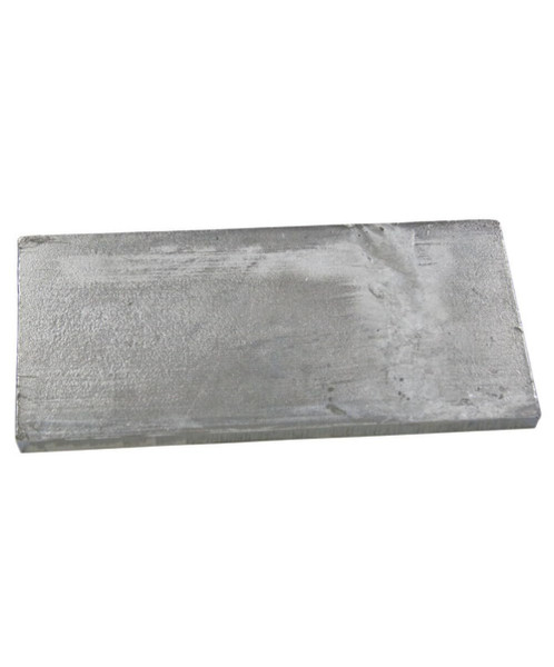 B & S Marine Anodes ZINC Plate 1/2X6X12 W/NO-Slots