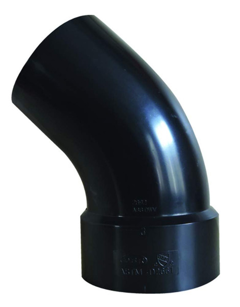 VALTERRA LLC D502892 45 Street 3" SPIG X HUB D, Black