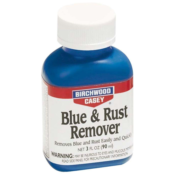 Birchwood Casey Blue & Rust Remover 3 Ounce Plastic Bottle
