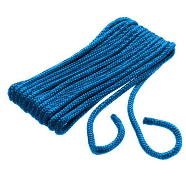 SEACHOICE Double-Braid Nylon Fender Line 1/4" x 6' 40831 Blue
