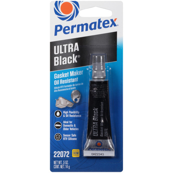 Permatex 25223 The Right Stuff 1 Minute Black Gasket Maker, 4 oz.