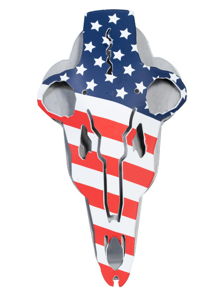 Do-All Outdoors ABAM5 Outdoors American Iron Buck Antler Mount, Red/White/Blue, 15.75" x 8.1" x 2.6", Red/White/Blue, 15.75" X 8.1" X 2.6"
