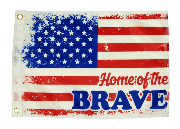 TaylorMade Home of The Brave Flag 12" x 18"
