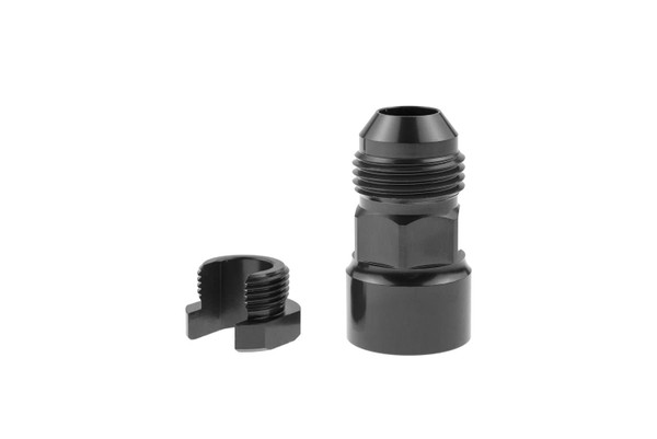 Red Horse Performance 881-08-06-2 Efi Fitting -08 An Male To 3/8" Sae Quick-Disconnect Female - Black