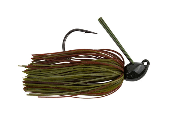 Googan Squad Baits Thicc Flipping Jig (Green Pumpkin, 3/8 Oz.)