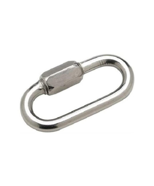 Seachoice Polished Stainless Steel 2-1/4 in. L x 1/4 in. W Chain Link 1 pk