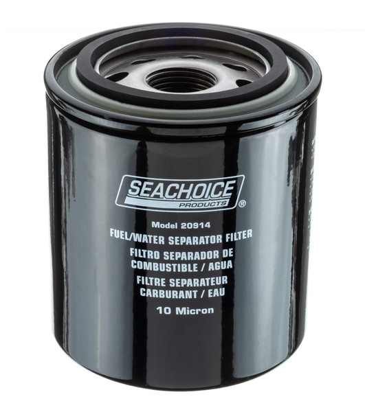 Seachoice Fuel Water Separator Filter Canister, Evinrude/Johnson, 10 Micron
