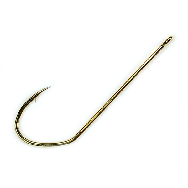 Gamakatsu 453211-25: Stiletto Hook Gold 25P 1/0