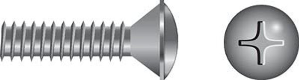 SEACHOICE Phillips Machine Screw - Oval Head (Size: 10-24 x 1-1/2", Option: Bag of 100)
