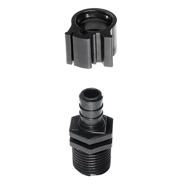 PEXLOCK 30842 Male Adapter 1/2", Black