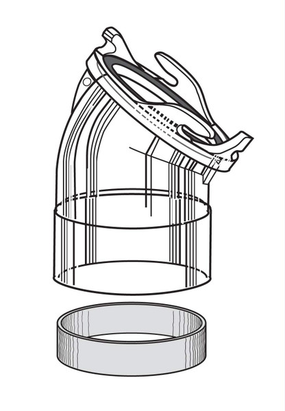 THETFORD 70407 Sani-Con 3" Adapter