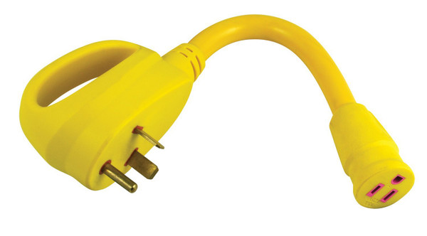 Marinco ParkPower 3015ARV Straight Blade Adapter, 30M to 15F