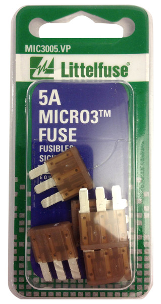 Littelfuse MIC3005VP Micro3 5-15A Blade Fuses
