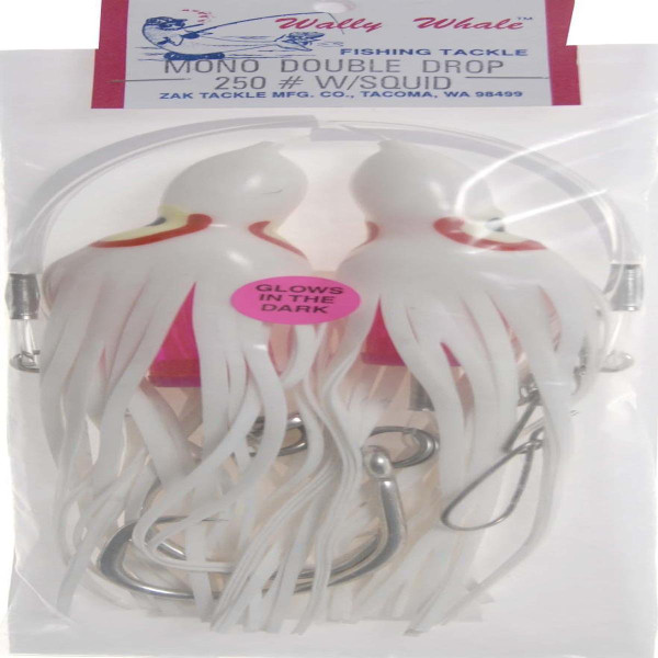 Zak Tackle Double Drop Squid Jig, White