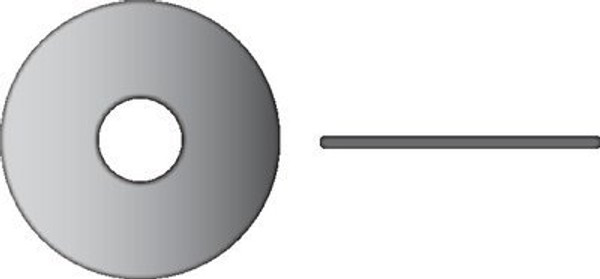 SEACHOICE Stainless Fender Washers 3/8 FNDR WSH 1 1/2X.078 SS 50/