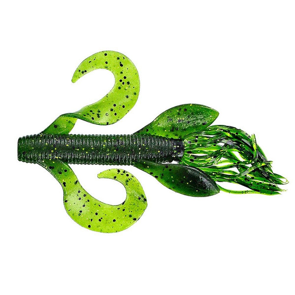 Yamamoto 4" KREATURE Watermelon W/Black & Gold Flake (7 Pack)