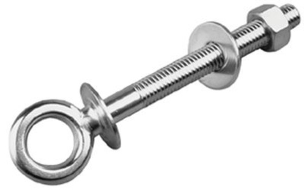 SEA DOG CORPORATION Eye Bolt 5/8" Stainless Steel,3/8" x 4"