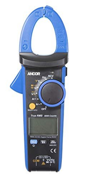 Ancor Marine Grade Products 703079 True RMS 12 Function Digital Snap-Around Meter, Blue/Black