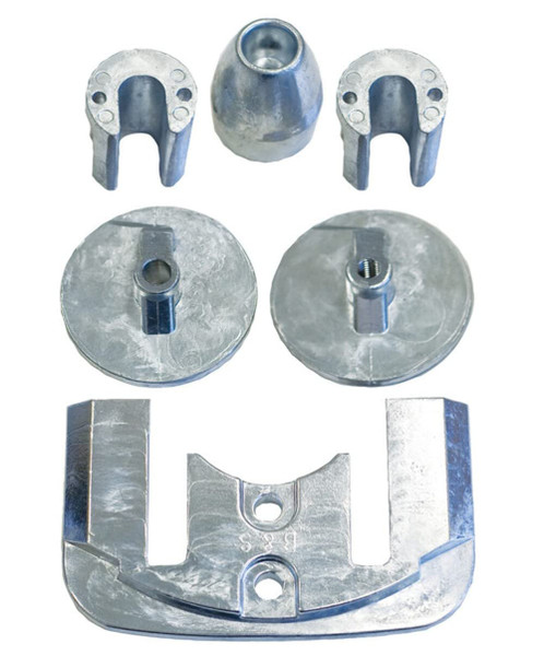 B & S Anodes BSMBRAV3PLUSKITZ Zinc Kit-Bravo 3 2004 And Up