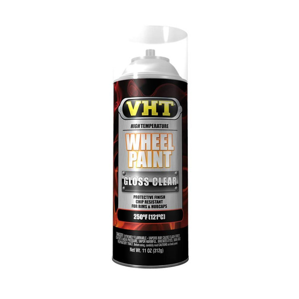 VHT SP184 Clear Coat Wheel Paint Can - 11 oz, Gloss Clear