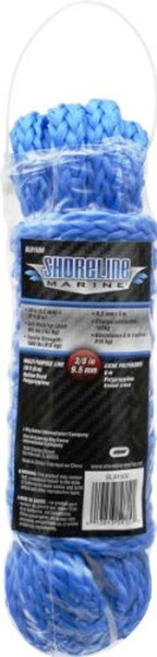 Shoreline Marine Multi-Purpose Polypropylene Line, 1/4-Inch x 40-Feet, Blue