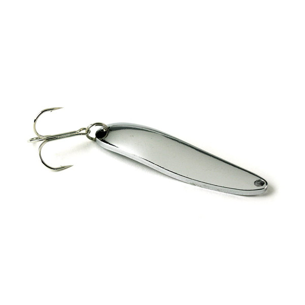 Sea Strike SES200-1 Nickel Plated Casting Spoon, 2 oz, 3 3/8", Carded