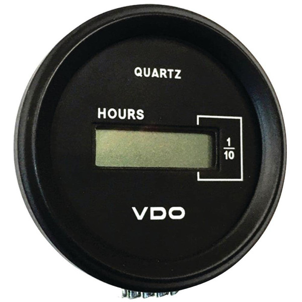 SeaChoice 15271; Hourmeter Black/ Black Made by SeaChoice