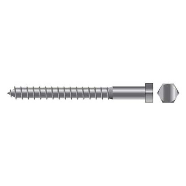 SeaChoice 59737; 5/16 X 2 Lag Screw 2/ Bag Made by SeaChoice