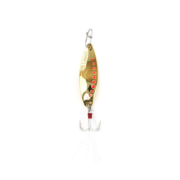 Clam Corporation 110106 Leech Flutter Spoon 1/16oz, Size 12, Gold