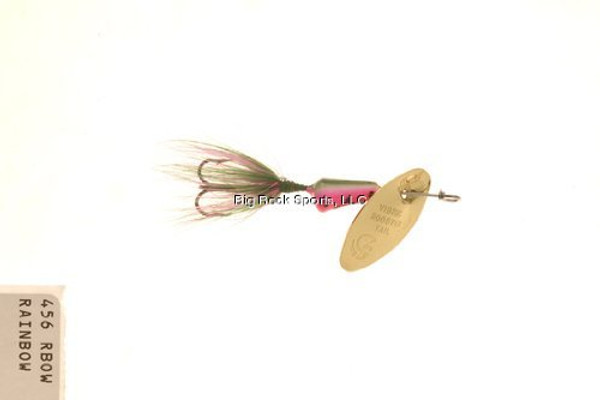 Wordens 454-RBOW Vibric Rooster Tail Dressed Spinner, 1/8 oz