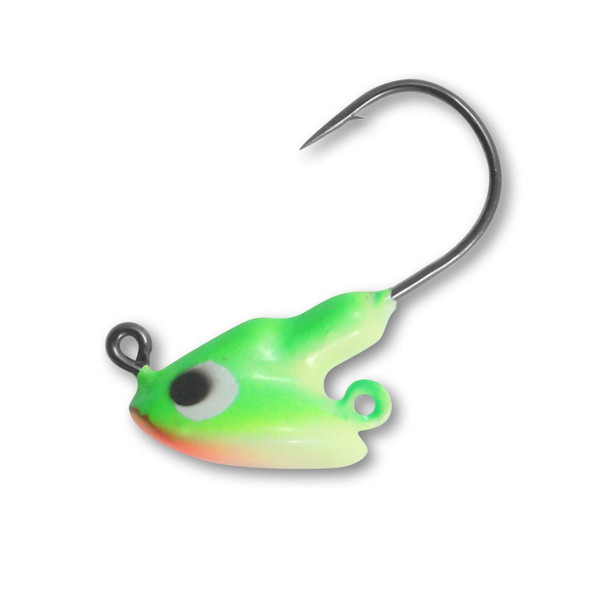 Northland Tackle FBS3-4-1315 Stand-Upe-Ball Jig 4/Cd Stand-Upe-Ball Jig, Glow Watermelon, 1/8 oz