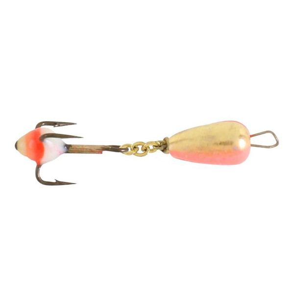Clam Corporation 10936 Dropper Spoon, Size 16 1/32oz, Gold/Glow Red
