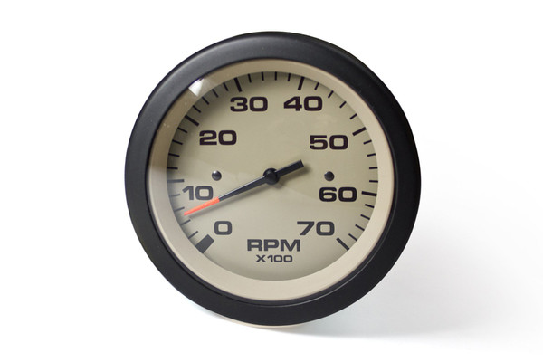 Sierra International 59703P Sahara O/B & 4-Stroke Gas Engines 0-7000 Rpm Dial Range Electric Tachometer, 3"